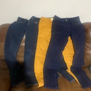 GAP Kids Jeans - Navy and Mustard